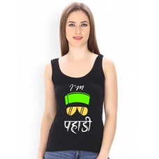 I'M Pahadi Graphic Printed Tank Tops