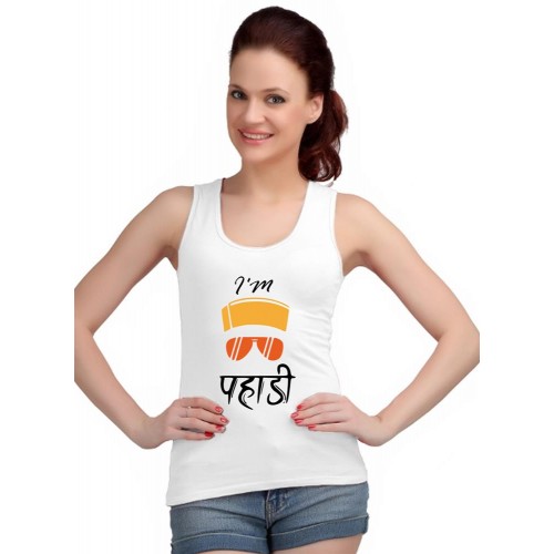 I'M Pahadi Graphic Printed Tank Tops