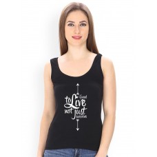 I Want To Live Not Just Survive Graphic Printed Tank Tops