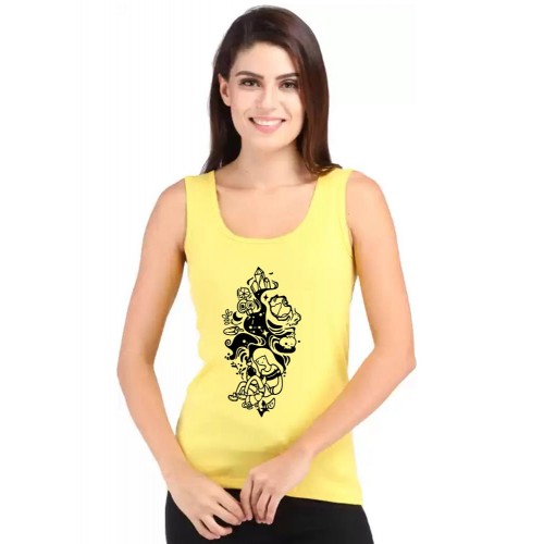 Life Nature Pet Graphic Printed Tank Tops