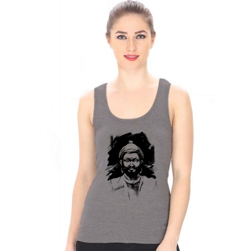 Maharaj Raj Shivaji Graphic Printed Tank Tops