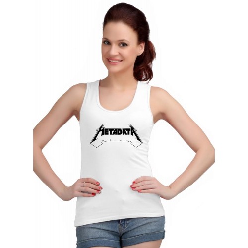 Metadata Graphic Printed Tank Tops