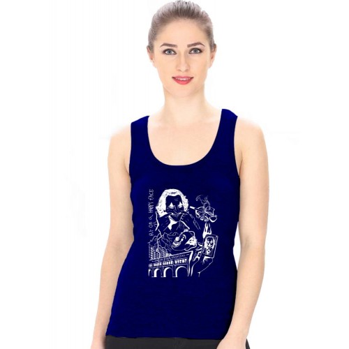 Put On A Happy Face Graphic Printed Tank Tops