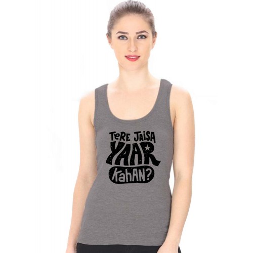 Tere Jaisa Yaar Kahan Graphic Printed Tank Tops