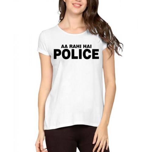 Aa Rahi Hai Police Graphic Printed T-shirt