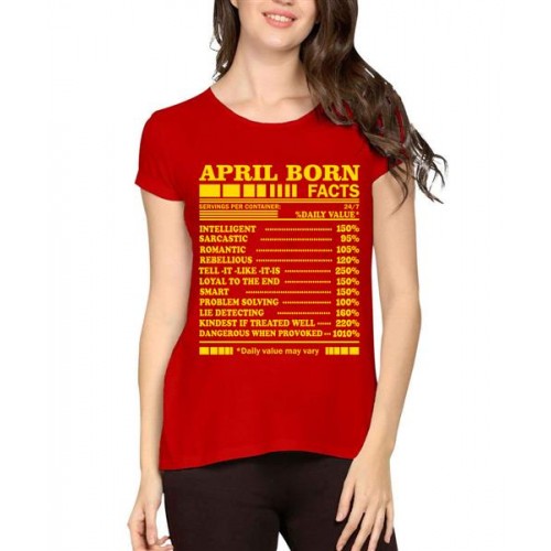 April Birthday Graphic Printed T-shirt