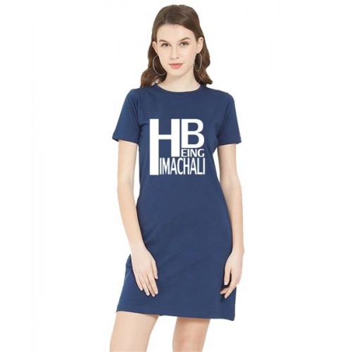 Being Himachali Graphic Printed T-shirt Dress