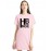 Being Himachali Graphic Printed T-shirt Dress