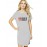 Believe In Yourself Graphic Printed T-shirt Dress