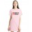 Believe In Yourself Graphic Printed T-shirt Dress