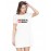 Believe In Yourself Graphic Printed T-shirt Dress