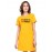 Believe In Yourself Graphic Printed T-shirt Dress