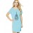 Bulb Fish Graphic Printed T-shirt Dress