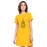 Bulb Fish Graphic Printed T-shirt Dress
