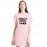 Beast Mode On Graphic Printed T-shirt Dress