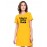 Beast Mode On Graphic Printed T-shirt Dress