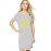 Don't Stop Believin Graphic Printed T-shirt Dress
