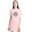 Don't Stop Believin Graphic Printed T-shirt Dress