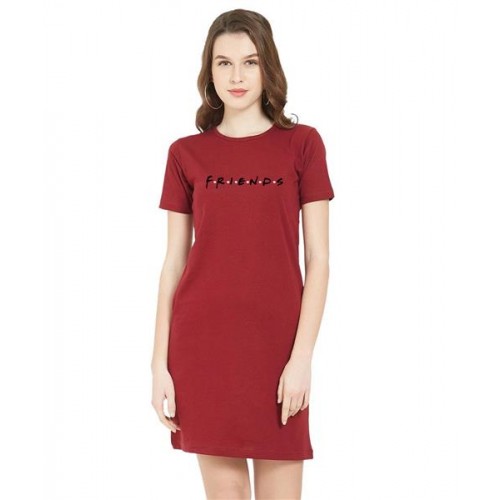 Friends Graphic Printed T-shirt Dress