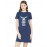 Miles To Ride Before Sleep Graphic Printed T-shirt Dress