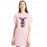 Miles To Ride Before Sleep Graphic Printed T-shirt Dress