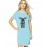 Miles To Ride Before Sleep Graphic Printed T-shirt Dress