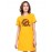 No More Rule Graphic Printed T-shirt Dress