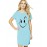Smiley Emoji Graphic Printed T-shirt Dress