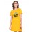 Adventure Awaits Graphic Printed T-shirt Dress