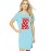 You And Me Love Graphic Printed T-shirt Dress