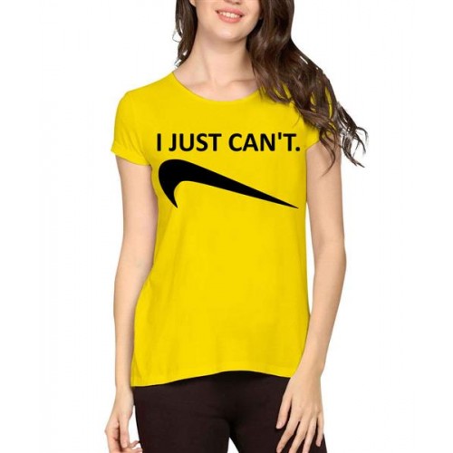 I Just Can't Graphic Printed T-shirt