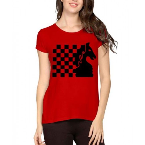 Chess Knight Graphic Printed T-shirt