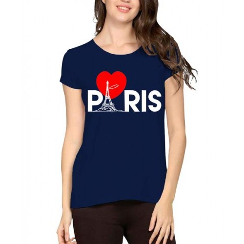 I Love Paris Graphic Printed T-shirt