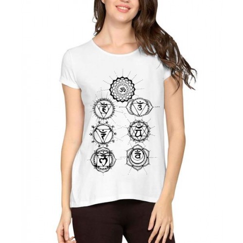 7 Chakras Graphic Printed T-shirt