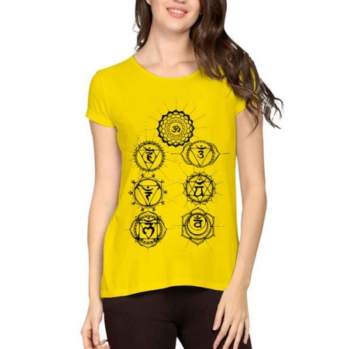7 Chakras Graphic Printed T-shirt