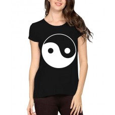Yin Yang Graphic Printed T-shirt