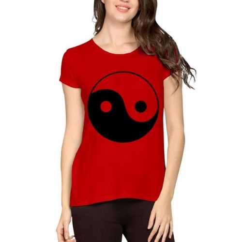 Yin Yang Graphic Printed T-shirt