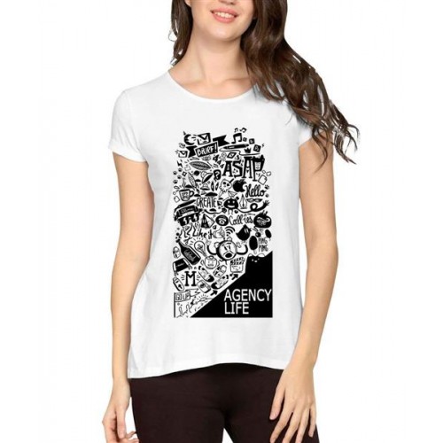 Agency Life Graphic Printed T-shirt