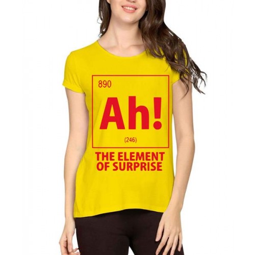 Ah Element Of Surprise Graphic Printed T-shirt