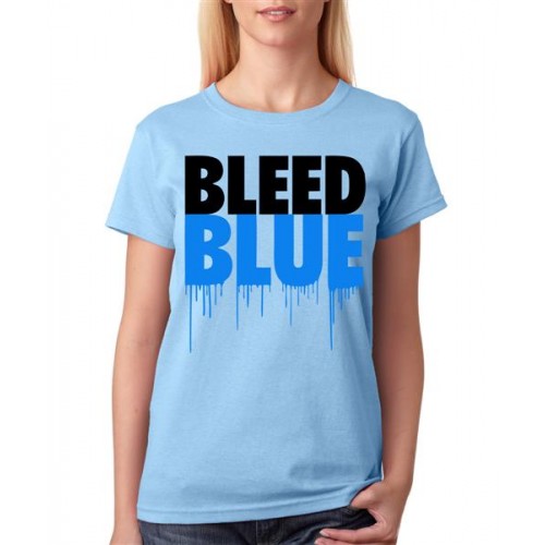 Bleed Blue Graphic Printed T-shirt