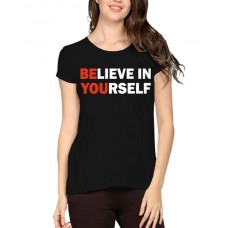 Believe In Yourself Graphic Printed T-shirt