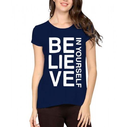 Believe In Yourself Graphic Printed T-shirt