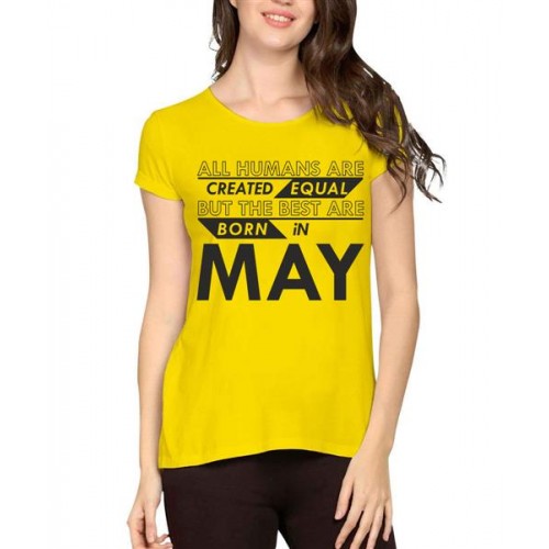 Best Are Born In May Graphic Printed T-shirt