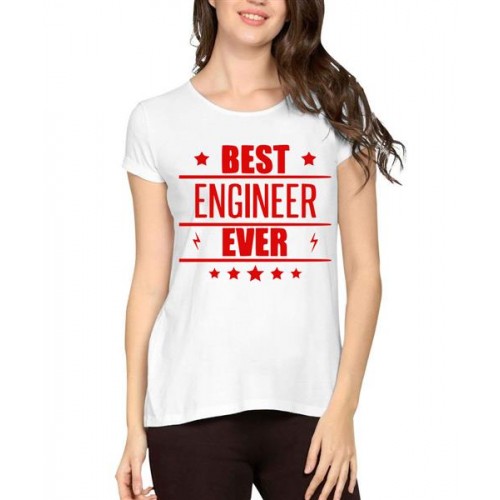 Best Engineer Ever Graphic Printed T-shirt