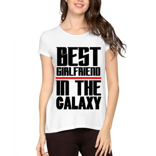 Best Girlfriend In The Galaxy Graphic Printed T-shirt