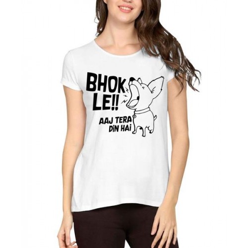 Bhok Le Aaj Tera Din Hai Graphic Printed T-shirt
