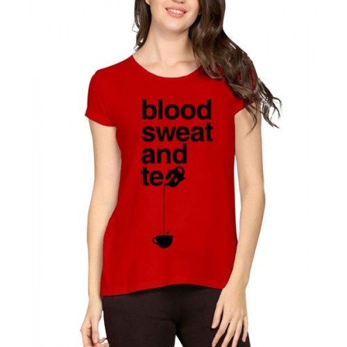 Blood Sweat And Tea Graphic Printed T-shirt