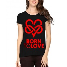 Born To Love Graphic Printed T-shirt