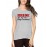 Women's Cotton Biowash Graphic Printed Half Sleeve T-Shirt - Bride Any Question