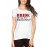 Women's Cotton Biowash Graphic Printed Half Sleeve T-Shirt - Bride Any Question